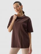 Футболка 4F TSHIRT F1355 4FWSS24TTSHF1355-80S р.XL коричневий Футболка 4F TSHIRT F1355 4FWSS24TTSHF1355-80S р.XL коричневий