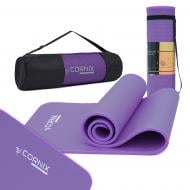 Килимок для йоги та фітнесу Cornix 183 x 61 x 1 см NBR XR-0093 Purple/Purple фіолетовий