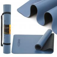 Килимок для йоги та фітнесу Cornix PU 183 x 68 x 0,4 см XR-0319 Blue синій Килимок для йоги та фітнесу Cornix PU 183 x 68 x 0,4 см XR-0319 Blue синій