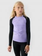Футболка з довгим рукавом 4F BRUSHED UNDERWEAR F067 4FJWAW24UBRUF067-51S р.134-140 фіолетовий