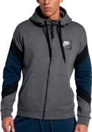 Джемпер Nike M NSW AIR HOODIE FZ FLC 928629-072 р. S темно-серый