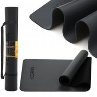 Коврик для йоги и фитнеса Cornix PU 183 x 68 x 0,4 см XR-0317 Black черный Коврик для йоги и фитнеса Cornix PU 183 x 68 x 0,4 см XR-0317 Black черный