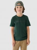 Футболка 4F TSHIRT M1552 4FJWAW24TTSHM1552-40S р.140 зеленый