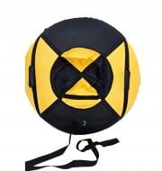 Тюбінг TAKE&RIDE Ватрушка 100 см жовто-чорний Тюбінг TAKE&RIDE Ватрушка 100 см жовто-чорний
