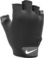 Рукавички для фітнесу Nike MEN'S ESSENTIAL FITNESS GLOVES N.LG.C5.057 р. M чорний із сірим