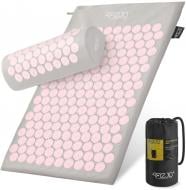 Коврик акупунктурный 4fizjo с валиком Classic Mat Аппликатор Кузнецова серый (P-5907739313287)