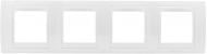 Рамка четырехместная Schneider Electric Unica горизонтальная белый MGU6.0;MGU6.008.18