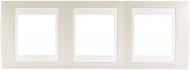 Рамка трехместная Schneider Electric Unica Plus Sand горизонтальная песочный MGU6.006.567