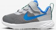 Кроссовки детские демисезонные Nike Revolution 6 DD1094-008 р.26 серые