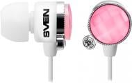 Наушники Sven SEB-160 Glamour white/pink
