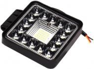 Фара Дорожня карта LED квардратный 10-30V узкий луч 108х108х40 мм DK.4SQ.0109 41 Вт