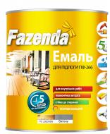 Эмаль Fazenda алкидная для пола ПФ-266 желто-коричневый глянец 0,9 кг