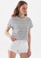 Футболка Mavi STRIPED TOP 168592-620 р.S белый с черным