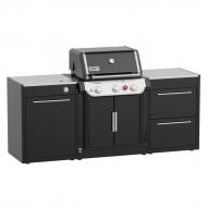 Аксесуар Weber bbqk3 вбудована кухня (без грилю, кухня включає два блоки з шафками з адаптацією під боковий