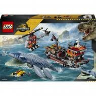 Конструктор LEGO Jurassic World Нападение мозазавра на лодку 77983