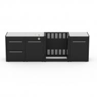 Аксесуар Weber bbqk4 вбудована кухня (без грилю, кухня включає три блоки з шафками з адаптацією під боковий пальник