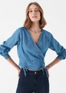 Рубашка Mavi OVERLAP BLOUSE 122422-10242 р. M синий