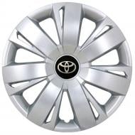 Колпак для колес SJS Skoda 411 R16" 4 шт. серебряный (092408)