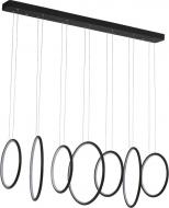 Люстра светодиодная Victoria Lighting 127 Вт черный Rings/SP7