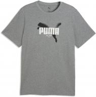 Футболка Puma GRAPHICS Puma Tee 69435553 р.2XL серый