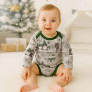 Боди детское унисекс Blanka Гном р.68-74 зеленый 110884