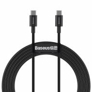 Кабель BASEUS Superior Series Fast Charging Data Cable Type-C to Type-C 100W 2 м чорний (CATYS-C01)