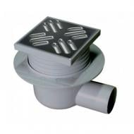 Трап Prevex со стальной решеткой 106x106 мм