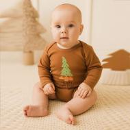 Боді дитяче унісекс Blanka Різдво р.56-62 коричневий 110886