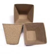 Горшок для рассады Seklos квадратный 8 см, 10 шт.