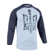 Футболка с длинным рукавом P1G Ball-T Боевой Тризубец [1223] Graphite 2XL р. 2XL Graphite
