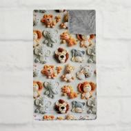 Плед Blanka Тваринки 75x85 см сірий