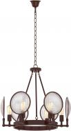Люстра підвісна Victoria Lighting 6xE27 коричневий Dorian/SP6