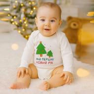 Боди детское унисекс Blanka Новый год р.74-80 бежевый 110899