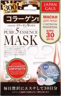 Маска для лица Japan Gals Japan Gals Pure5 Essential Mask COLLAGEN 6570 30 шт.