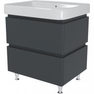 Тумба на ножках Сансервіс Hilton2-60 ант.мат. с умывальником Zen-60 Тумба на ножках Сансервіс Hilton2-60 ант.мат. с умывальником Zen-60