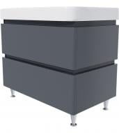 Тумба на ножках Сансервіс Hilton2-80 сер.мат. с умывальником Zen-80 Тумба на ножках Сансервіс Hilton2-80 сер.мат. с умывальником Zen-80