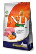 Корм сухий беззерновий для дорослих собак для малих порід Farmina N&D Pumpkin Mini (гарбуз, ягня і чорниця ) 2,5 кг