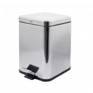 Ведро для мусора Trento с педалью Slow Motion квадрат 6 л