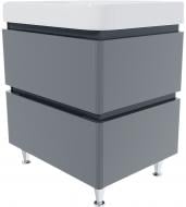 Тумба на ножках Сансервіс Hilton2-60 сер.мат. с умывальником Zen-60 Тумба на ножках Сансервіс Hilton2-60 сер.мат. с умывальником Zen-60