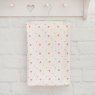 Пелюшка Blanka Сердечко 75x100 см молочний 14387