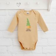 Боди детское унисекс Blanka Елка р.74-80 бежевый 110898