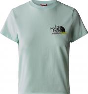 Футболка THE NORTH FACE W ES GRAPHIC FITTED S/S TEE NF0A83FJLV51 р.XS красный