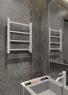 Полотенцесушитель электрический Elna Ладер Элит Т 4 (410*530) белый с диммером t new