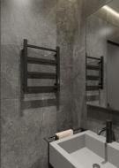 Полотенцесушитель электрический Elna Ладер Элит Т 4 (410*530) черный с диммером t new