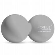 Массажный мяч 4fizjo Lacrosse Double Ball 6,5x13,5 см Grey (P-5907739314345)