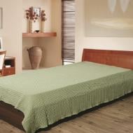 Простынь вафельная 200x215 см оливковый Ярослав