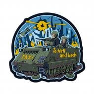 Шеврон-патч Brand Element ПВХ "Taxi to hell and back"