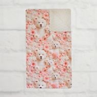 Плед Blanka Ведмедик 75x85 см бежевий