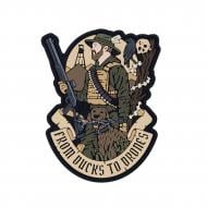 Шеврон-патч Brand Element ПВХ "From ducks to drones"