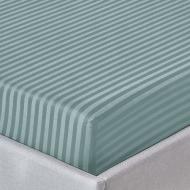Простирадло на резинці green STRIPE 100x200 см 6009 зелений Zastelli